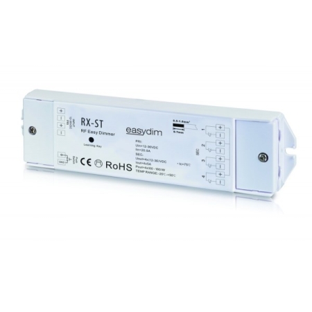 Изображение Универсальный приемник-контроллер RX-ST для светодиодных лент RGB, RGB+W, MIX  интернет магазин Иватек ivatec.ru