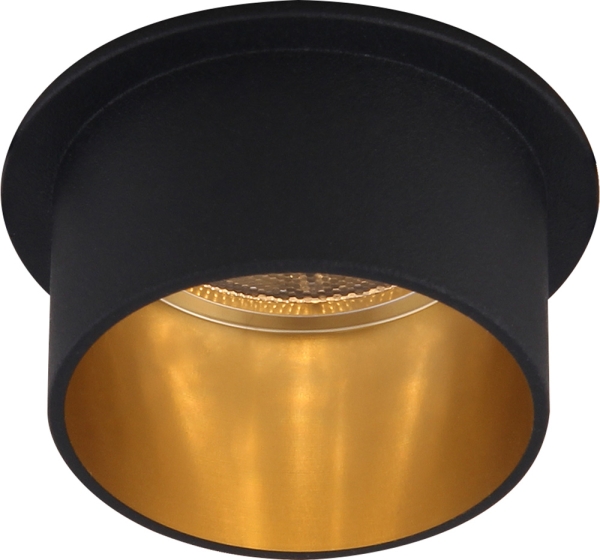 Светильник точечный "Basic Metal", DL6005 MR16 50W G5.3 "круг", алюминий, черный, золото