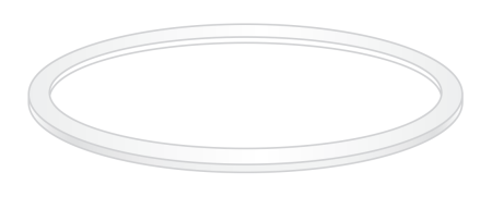 Изображение Кольцо пластиковое для светильника GX53R (10шт в упаковке) IN HOME  интернет магазин Иватек ivatec.ru