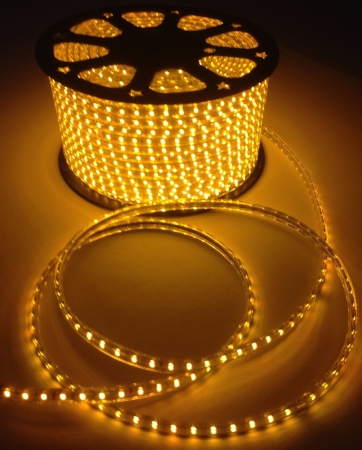 Изображение LED-DL-2W-100M-1M-12V-Y Дюралайт LED  фиксинг, желтый,13мм, 12 Вольт, , м (FS-00-00001894)  интернет магазин Иватек ivatec.ru