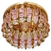 Изображение CD2119 JCD9 35W G9 прозрачный-розовый, золото (с лампой)  интернет магазин Иватек ivatec.ru