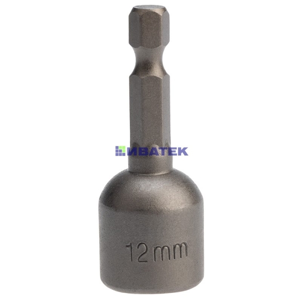 Ключ-насадка 12х48 мм, 1/4" магнитная (упак. 20 шт.) REXANT
