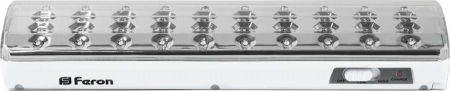 Изображение Аккумуляторный светильник, EL21 40 LED  DC (литий-ионная батарея), белый 258*67*42 мм  интернет магазин Иватек ivatec.ru