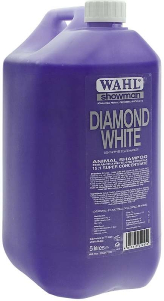 Профессиональный концентрированный шампунь для животных Wahl Diamond White  Shampoo 5л