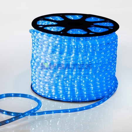Изображение Дюралайт LED, свечение с динамикой (3W) - синий, бухта 100м  интернет магазин Иватек ivatec.ru