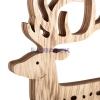 Изображение Деревянная фигурка с подсветкой "Олень" 14,5*5*19 см, упаковка 6 шт  интернет магазин Иватек ivatec.ru