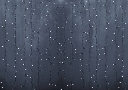Изображение Гирлянда "Светодиодный Дождь"  2x0,8м, прозрачный провод, 230 В, диоды Белые, 160 LED  интернет магазин Иватек ivatec.ru