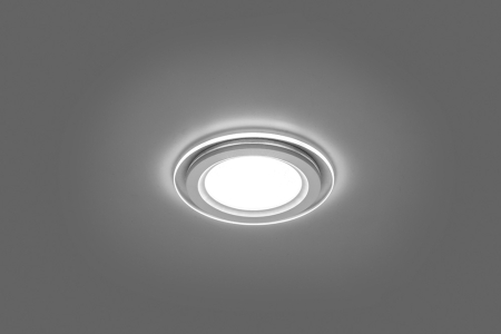 Изображение Светильник светодиодный с подсветкой, AL2120, 12W, 960Lm, 4000K, белый  интернет магазин Иватек ivatec.ru
