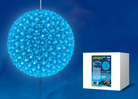 Изображение Шар светодиодная новогодняя фигура . ULD-H2727-300/DTA LIGHT BLUE  интернет магазин Иватек ivatec.ru