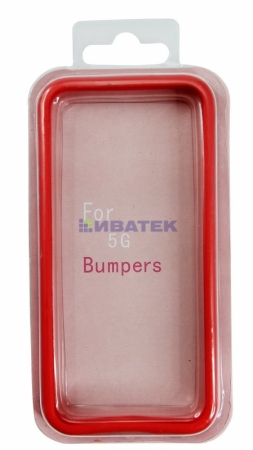 Изображение Бампер для iPhone 5/5S красный  интернет магазин Иватек ivatec.ru