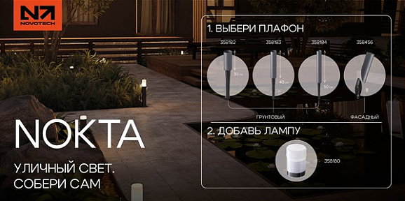 Новая система скрытого света Nokta от Novotech