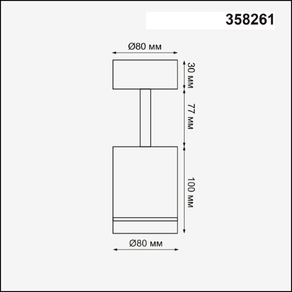 358261 NT19 071 хром Накладной светильник IP20 LED 9W 160-265V ARUM