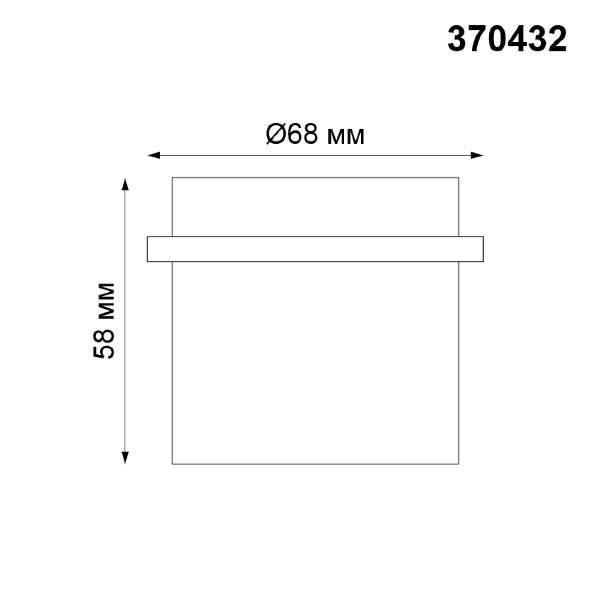 370432 NT19 130 белый Встраиваемый светильник IP20 GU10 50W 220V BUTT