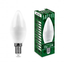 Лампа светодиодная, 11W 230V E14 6400K C37, SBC3711
