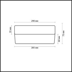 2405/2C ODL13 663 никель Н/п светильник IP44 E14 2*40W 220V PRESTO