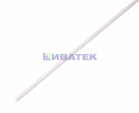 Трубка термоусаживаемая ТУТ нг 3,0/1,5мм, белая, упаковка 50 шт. по 1м REXANT