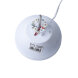 ULI-Q311 3.5W-RGB WHITE Светодиодный светильник-проектор. Кабель с вилкой. 220В. Диаметр 10см. Белый. ТМ Volpe.