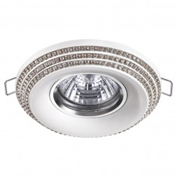 370440 NT19 114 белый Встраиваемый светильник IP20 GU10 50W 220V LILAC