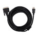 Шнур HDMI - DVI-D, 7м, Gold, с фильтрами REXANT