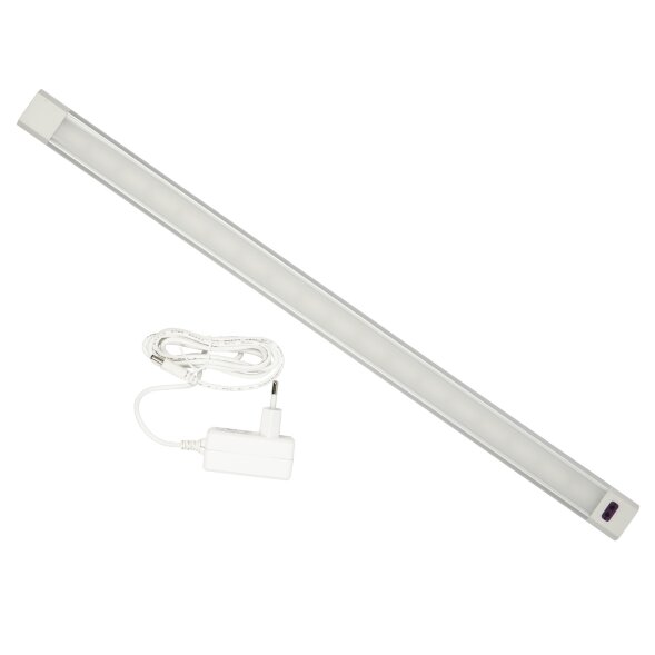 ULI-F47-8W-4500K-DIM SENSOR IP20 SILVER Светильник светодиодный для мебели. 500x30x11.5мм. 600Lm. ТМ Uniel