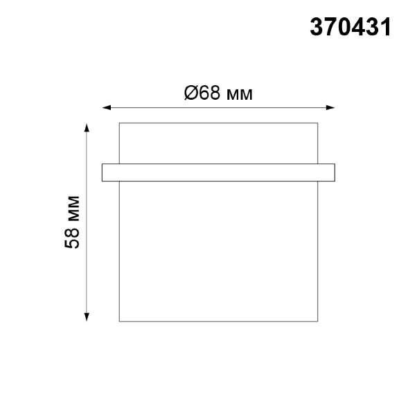 370431 NT19 130 черный Встраиваемый светильник IP20 GU10 50W 220V BUTT