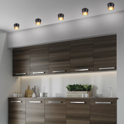 370431 NT19 130 черный Встраиваемый светильник IP20 GU10 50W 220V BUTT