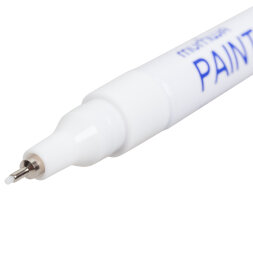 Маркер-краска Extra Fine Paint Marker 1мм, нитрооснова, белый MunHwa