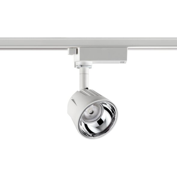 358705 PORT NT21 094 белый/хром Светильник трековый однофазный трехжильный IP20 LED 4000K 10W 100-26