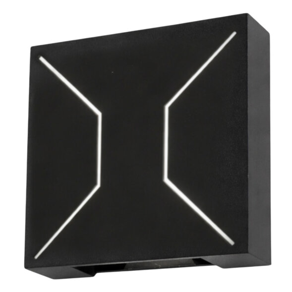 ULU-P32B-4W/4000K IP65 BLACK Светильник светодиодный уличный. Архитектурный накладной. Белый свет (4000K). Корпус черный. TM Uniel