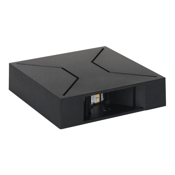 ULU-P32B-4W/4000K IP65 BLACK Светильник светодиодный уличный. Архитектурный накладной. Белый свет (4000K). Корпус черный. TM Uniel