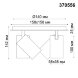 370556 NT19 104 белый Накладной светильник IP20 GU10 4*50W 230V GUSTO