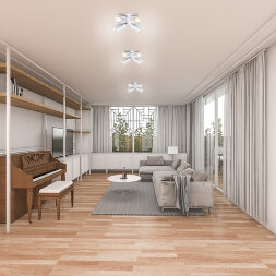 370556 NT19 104 белый Накладной светильник IP20 GU10 4*50W 230V GUSTO