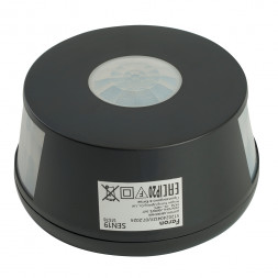 Датчик движения и освещенности 2000W 30m  360°(верт.) чёрный SEN19
