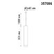 357896 NT19 069 белый Трековый светильник IP20 LED 3000K 12W 160-265V MODO