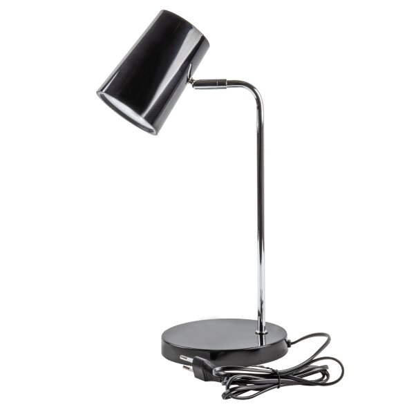 ULM-B600 6W-4500K-DIM BLACK Светильник настольный светодиодный. 6W. Сенсорный выключатель. Диммер. Черный. ТМ Uniel