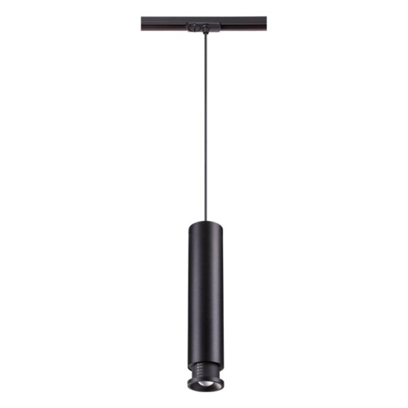 357977 NT19 046 черный Трековый светильник IP20 LED 3000К 12W 220V EDDY