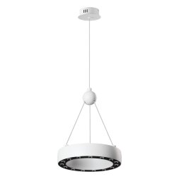 359395 OVER NT24 000 белый Светильник подвесной светодиодный, длина провода 2м IP20 LED 12W вниз/5W