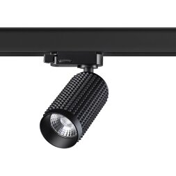 358498 PORT NT21 092 черный Трехфазный трековый светодиодный cветильник IP20 LED 4000K 12W 220V MAIS