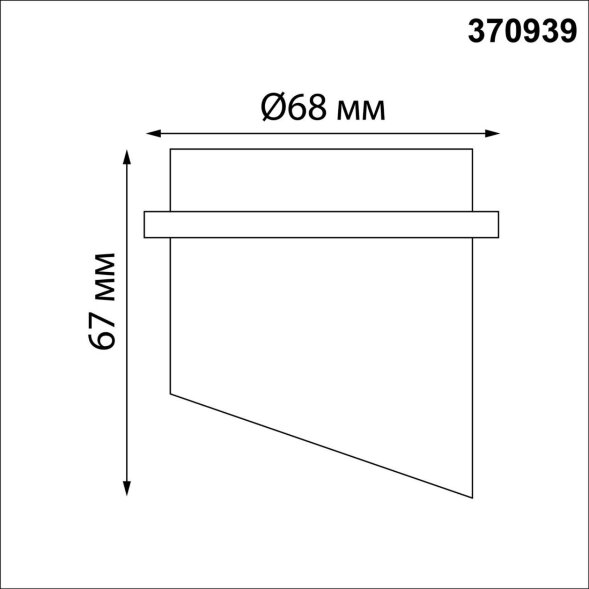 370939 SPOT NT22 323 черный Встраиваемый светильник IP20 GU10 50W 220V BUTT