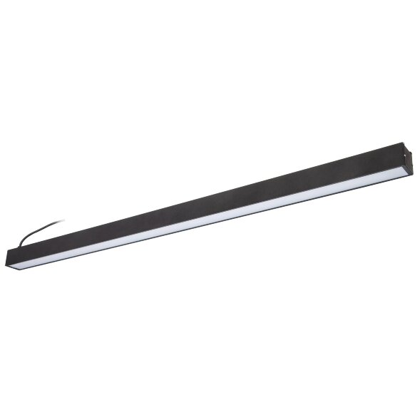 ULO-K10D 40W-4000K-L100-H IP40 BLACK Светильник линейный светодиодный подвесной. Белый свет 4000K. 5600 Лм. Алюминий. Цвет черный. TM Uniel