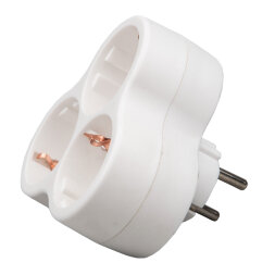 S-GES3-16F WHITE Разветвитель сетевой, с/з. 3 гнезда. 16А, 3500Вт. Белый. ТМ Uniel
