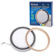 ULW-Q281 24W-6500K-F20 IP65 WHITE Светильник светодиодный влагозащищенный. Круг. Дневной свет 6500K. 225?40 мм. Корпус белый. Цвет рамок в-к: золотистый. графит. ТМ Volpe