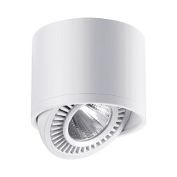 358813 OVER NT21 187 белый Светильник накладной светодиодный IP20 LED 18W 1600Лм 4000K 220V GESSO