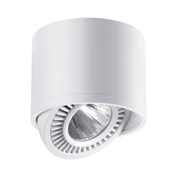 358813 OVER NT21 187 белый Светильник накладной светодиодный IP20 LED 18W 1600Лм 4000K 220V GESSO
