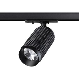 358495 PORT NT21 056 черный Светильник трековый однофазный трехжильный IP20 LED 4000K 12W 220V MAIS