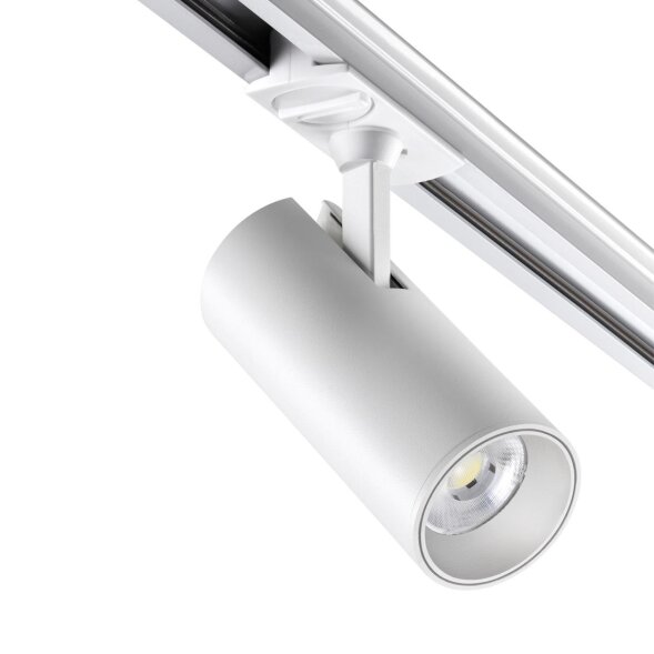 359155 PORT NT23 091 белый Светильник трековый однофазный двухжильный IP20 LED 24W 220V 3000К 2300Лм