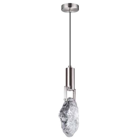 6696/5L MIDCENT ODL24 339 Подвесной светильник матовый никель/металл/стекло IP20 LED 5W 200Лм 3000K