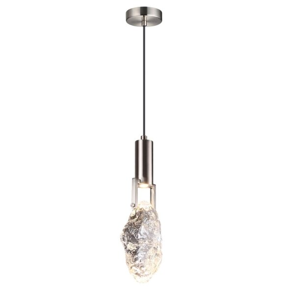 6696/5L MIDCENT ODL24 339 Подвесной светильник матовый никель/металл/стекло IP20 LED 5W 200Лм 3000K