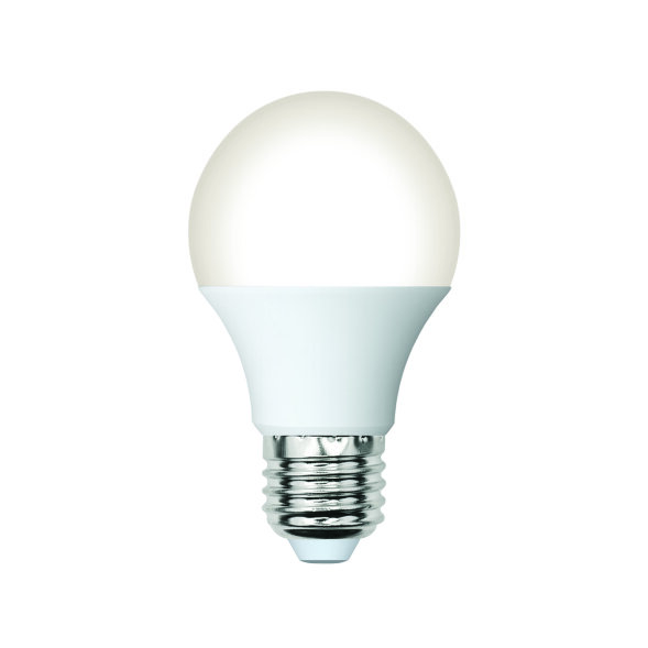 LED-A60-8W-4000K-E27-FR-SLS Лампа светодиодная. Форма A. матовая. Белый свет 4000K. ТМ Volpe