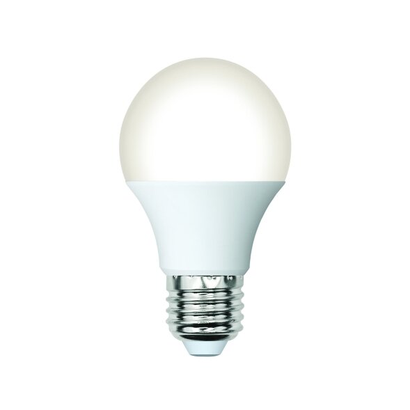 LED-A60-8W-4000K-E27-FR-SLS Лампа светодиодная. Форма A. матовая. Белый свет 4000K. ТМ Volpe
